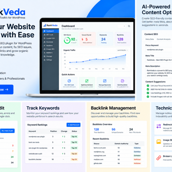 RankVeda — Single Site